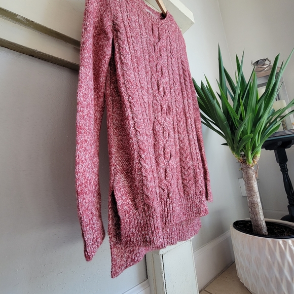 NWOT ST.JOHNS BAY Cable Knit Marled Crewneck Sweater - Picture 4 of 10